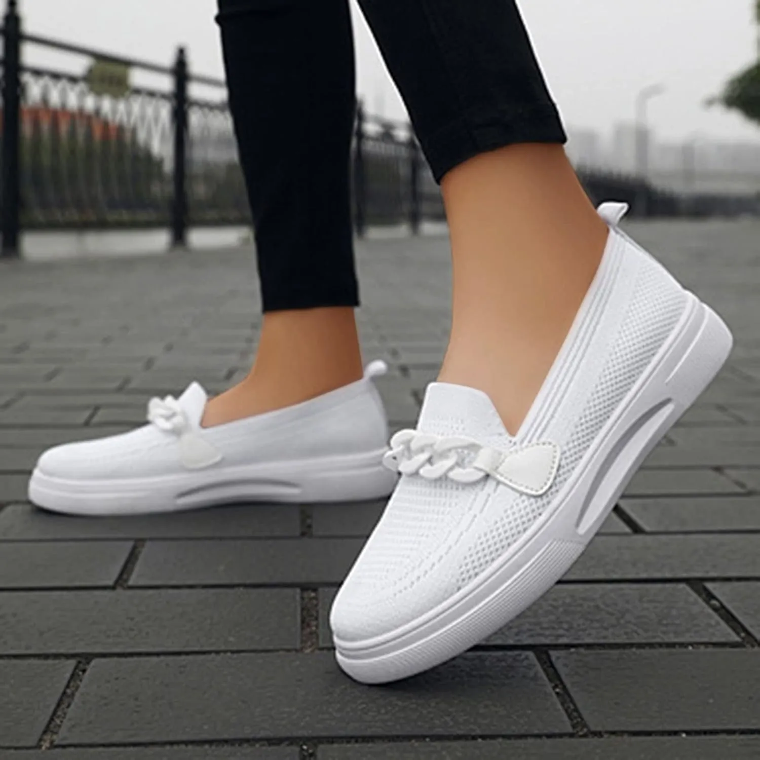 2024 New Orthopedic Women’s Breathable Slip on Arch Support Non-Slip Shoes, Orthopedic Shoes for Women