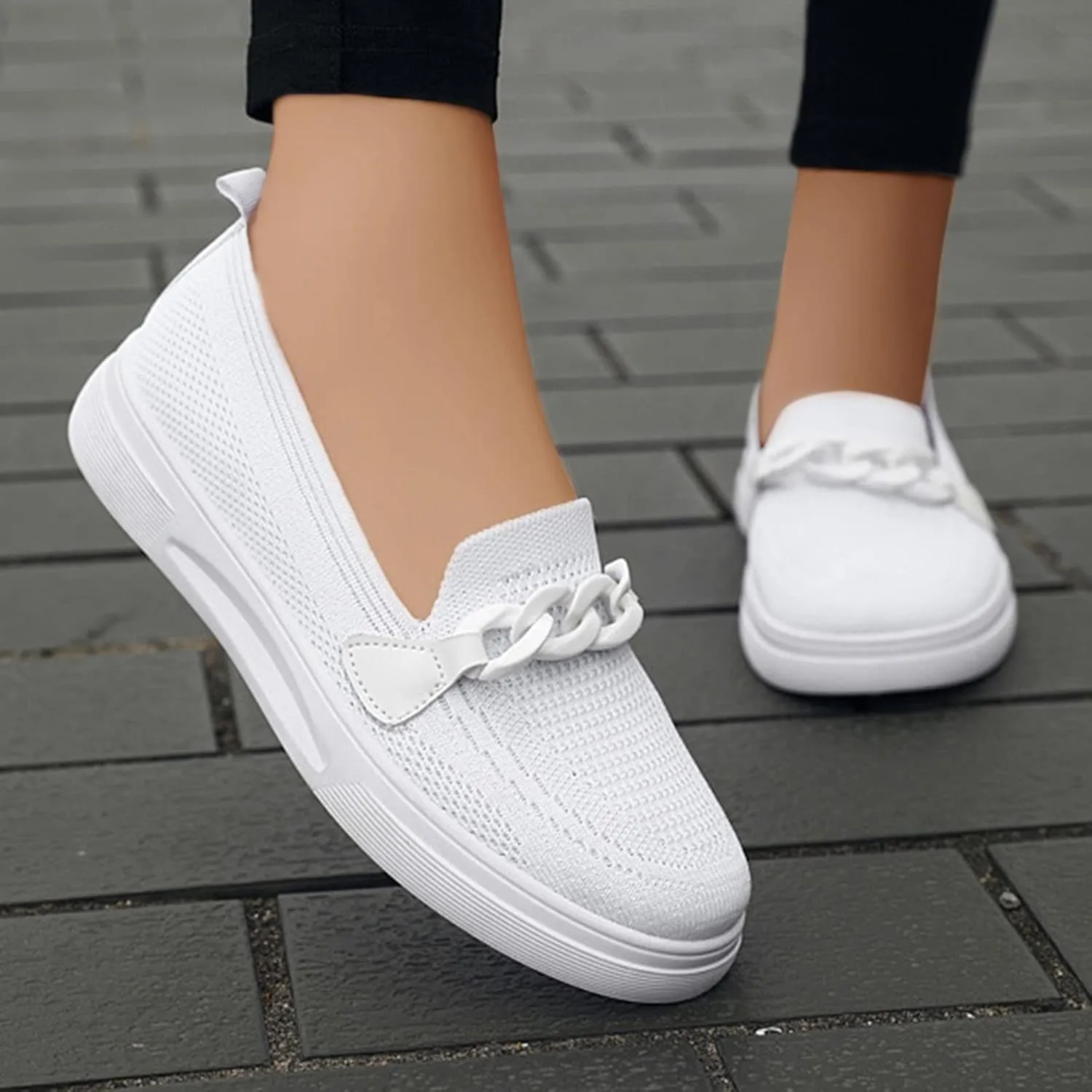 2024 New Orthopedic Women’s Breathable Slip on Arch Support Non-Slip Shoes, Orthopedic Shoes for Women