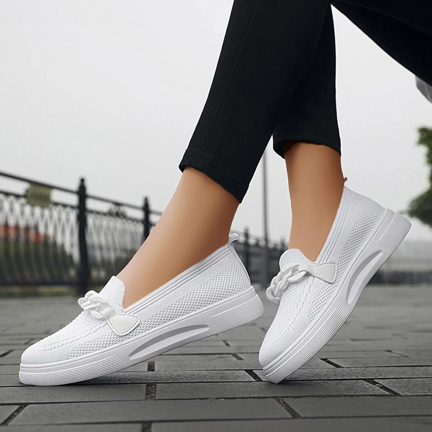 2024 New Orthopedic Women’s Breathable Slip on Arch Support Non-Slip Shoes, Orthopedic Shoes for Women