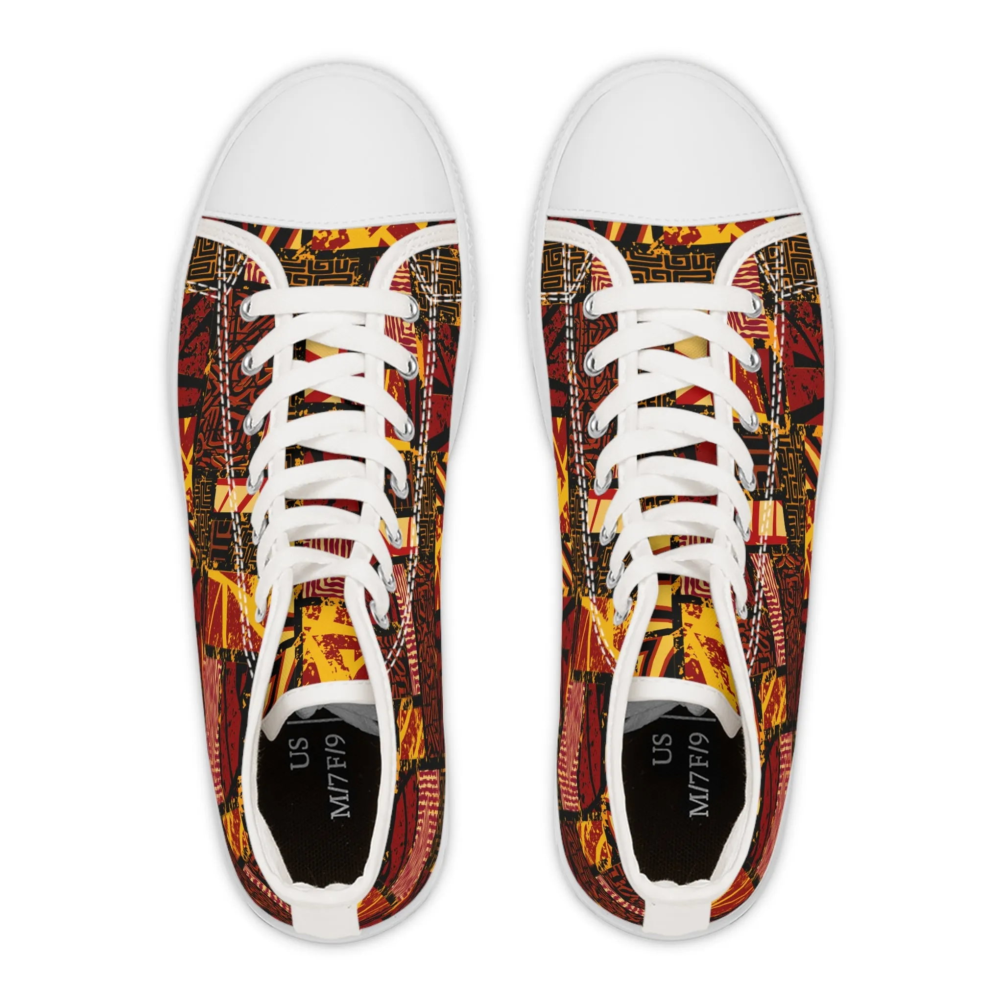 African Summer - High Top Sneakers für Damen – Stylisch & Fun