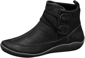 AMDBEL Winter Boots for Women Fashion Ankle Boots for Women Arch Support Womens Low Heel Fashion Lace Up Zipper Booties Slip On Fall Winter Short Booties Chelsea Boots Women Platform