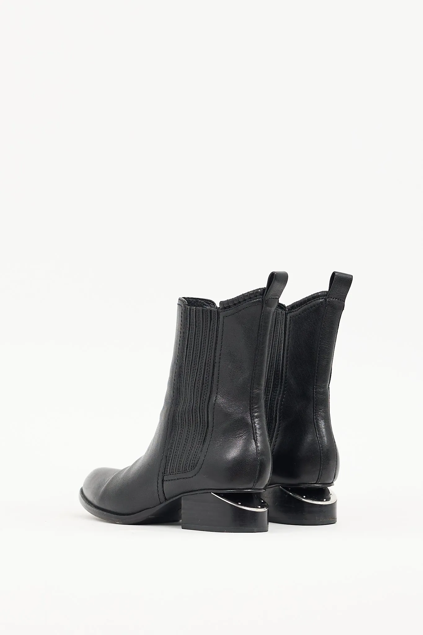 Black Leather Anouck Chelsea Boot
