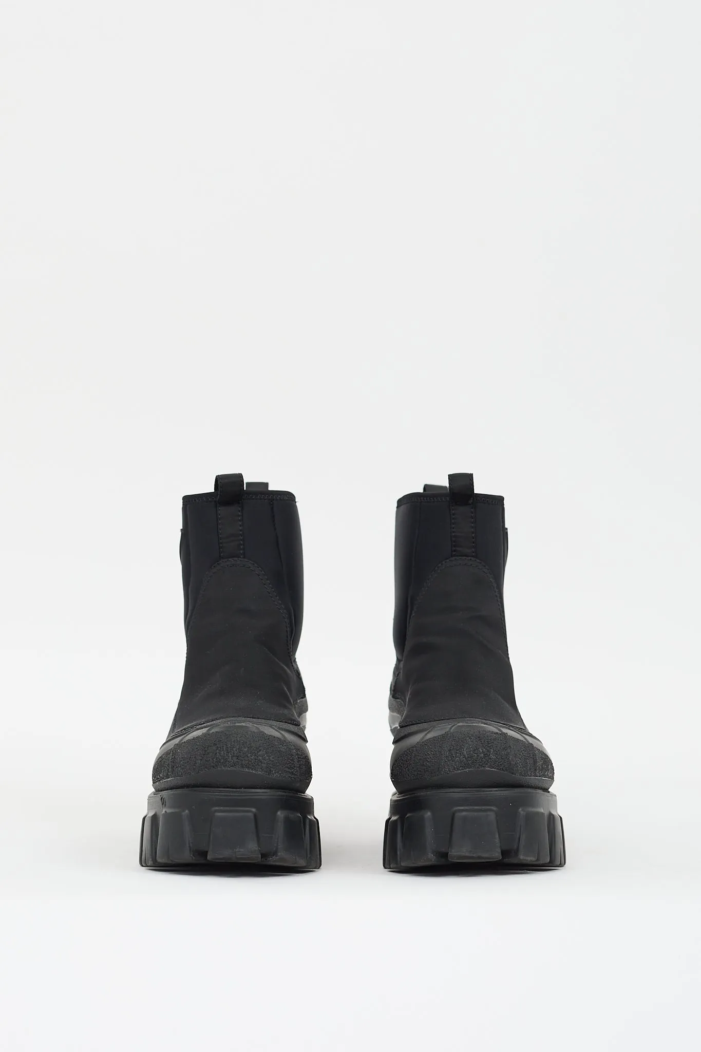 Black Re-Nylon Monolith Chelsea Boot