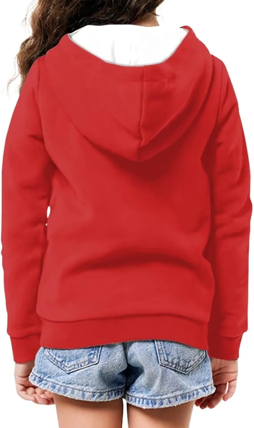 Boys Girls Hoodies Zipper Sweatshirt Long Sleeve Hoodie Sweatshirt with Pockets Pullover Tops Age 6-14