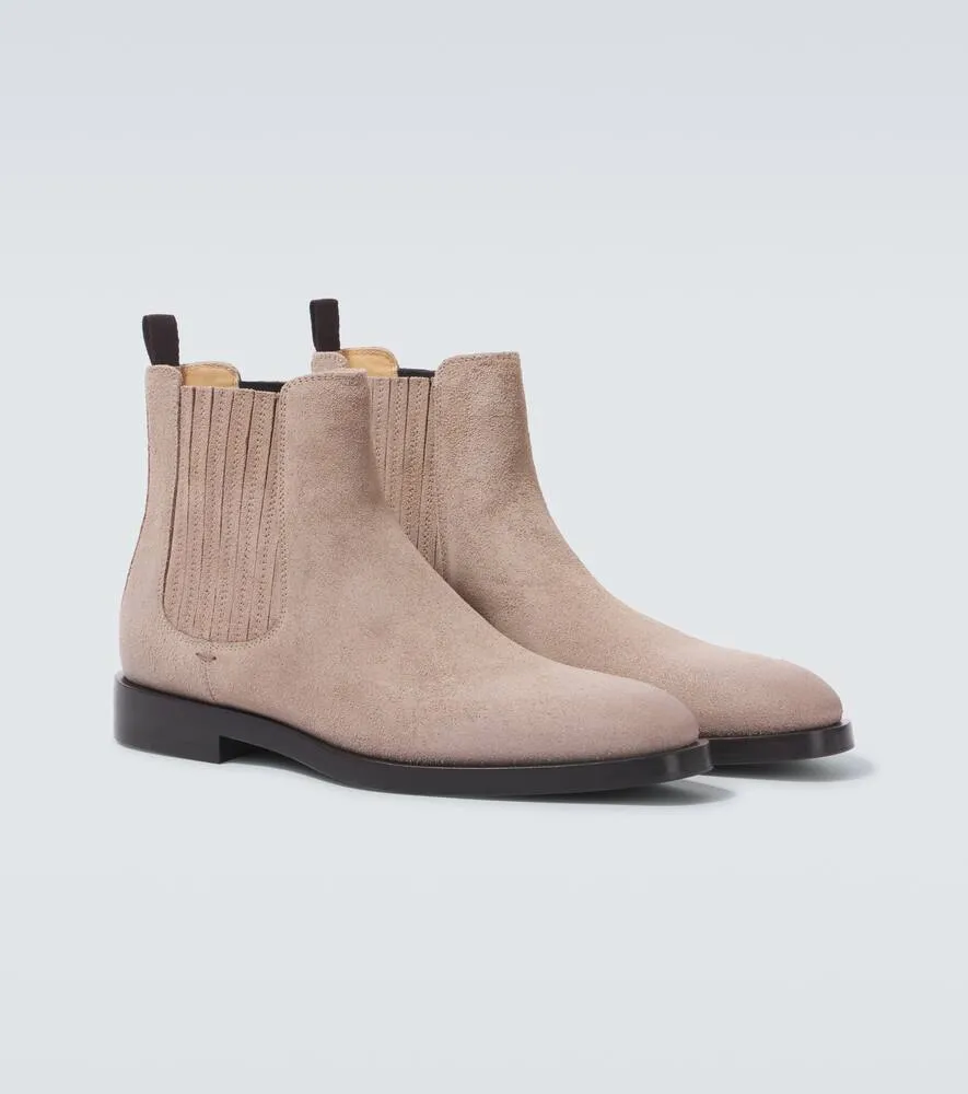 Brunello Cucinelli Suede Chelsea boots