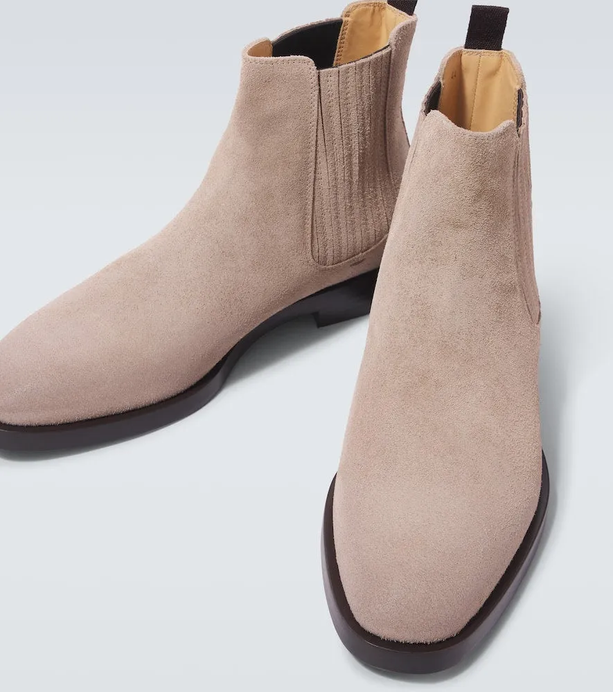 Brunello Cucinelli Suede Chelsea boots