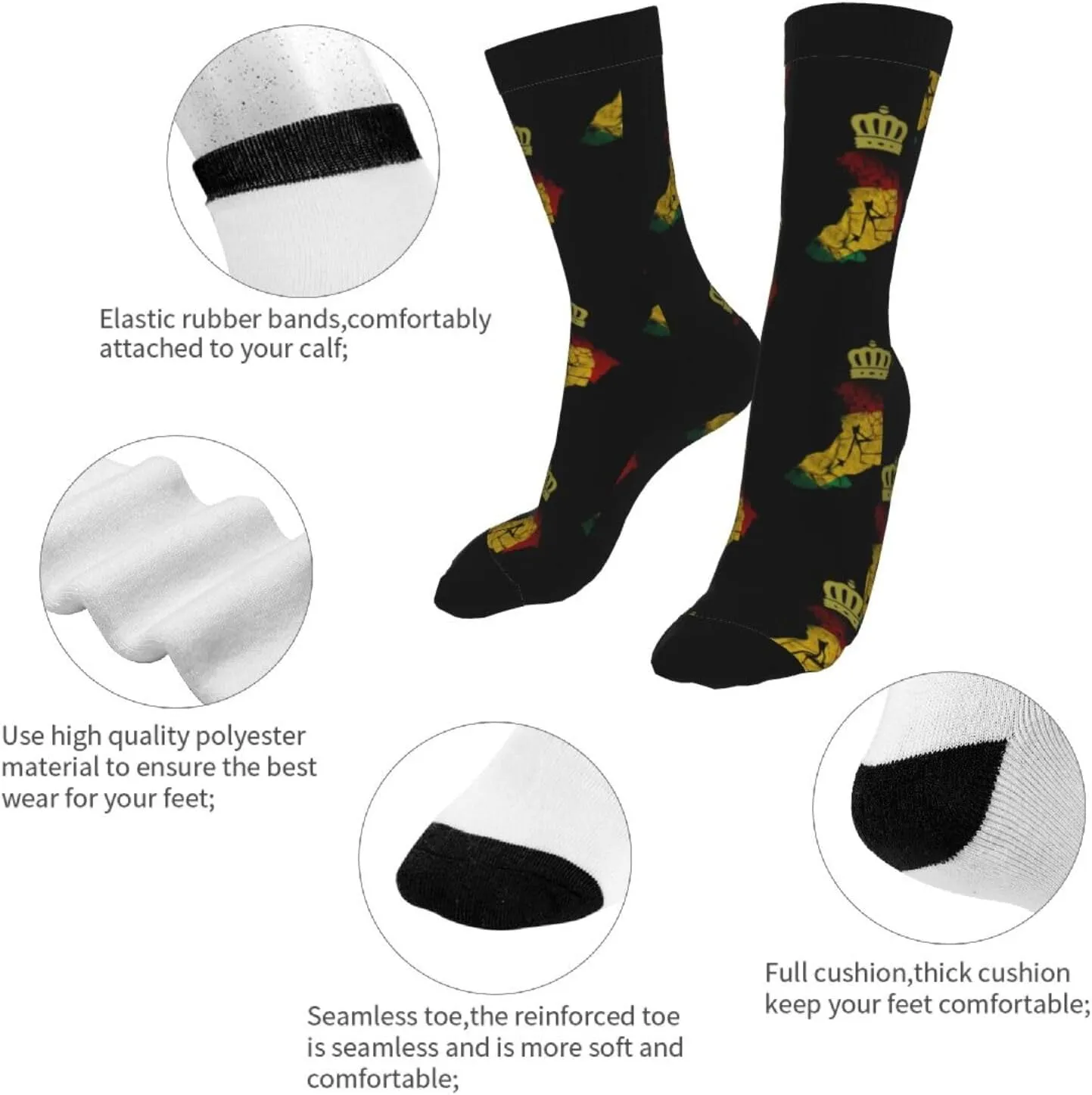 Casual Funny Funky Novelty Fashion Socks For Men Women
