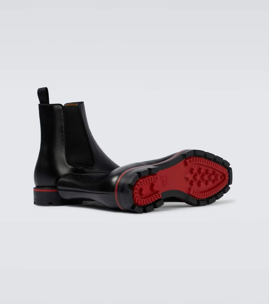 Christian Louboutin Melon leather Chelsea boots