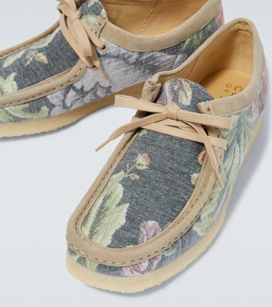 Clarks Originals Wallabee floral jacquard moccasins