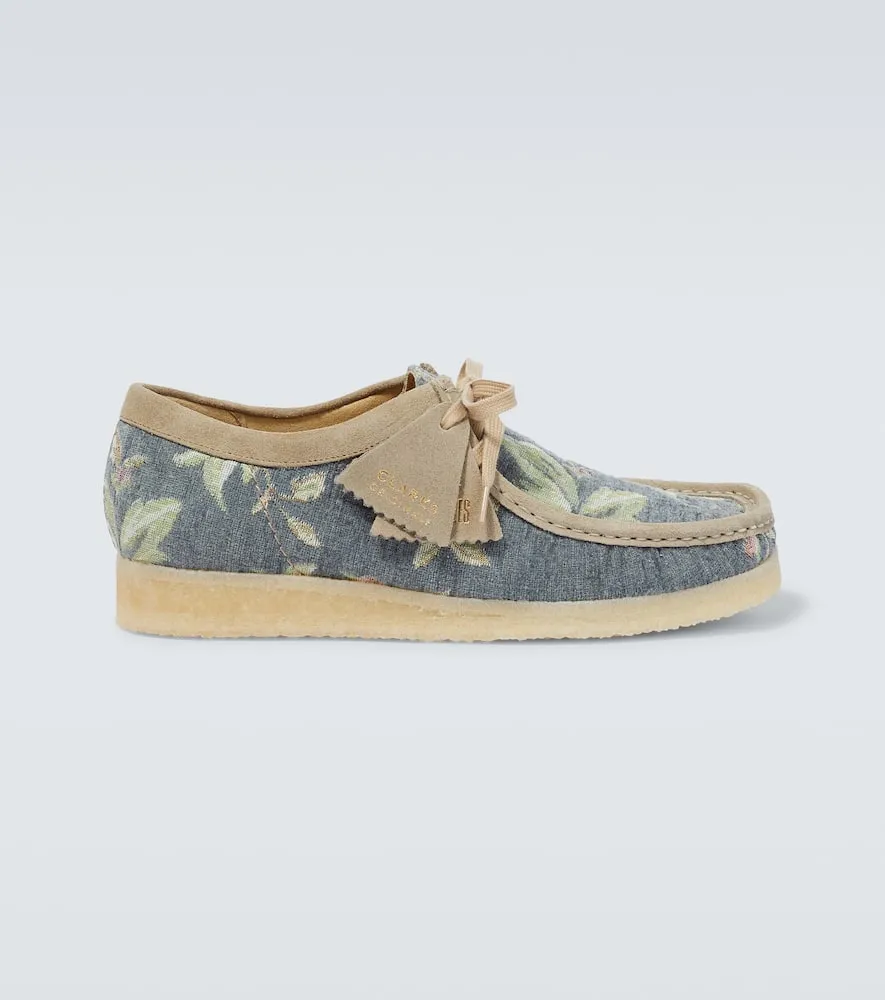 Clarks Originals Wallabee floral jacquard moccasins