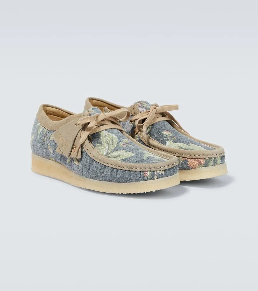 Clarks Originals Wallabee floral jacquard moccasins