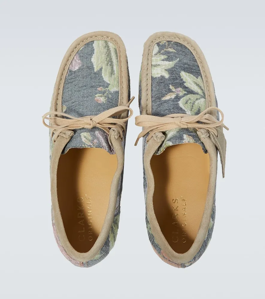 Clarks Originals Wallabee floral jacquard moccasins