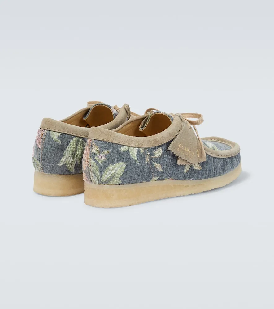 Clarks Originals Wallabee floral jacquard moccasins