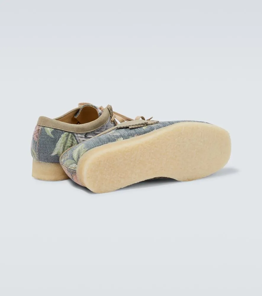 Clarks Originals Wallabee floral jacquard moccasins