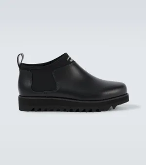Comme des Garcons Homme Logo leather boots