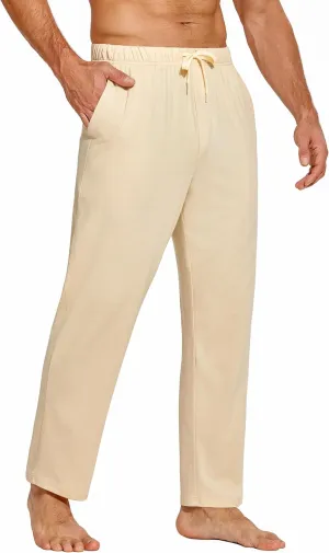 COOFANDY Mens Yoga Sweatpants Casual Open Bottom Pants Lightweight Jogger Track Pants with Pockets