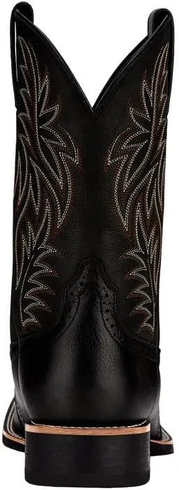 Cowboy Boots Men Boots Casual Work Boots Traditional Embroidered Low Heel Stitching Country Boot Western Boot