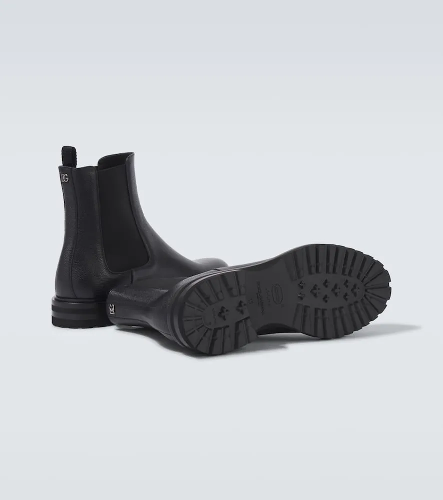 Dolce&Gabbana Altavilla leather Chelsea boots