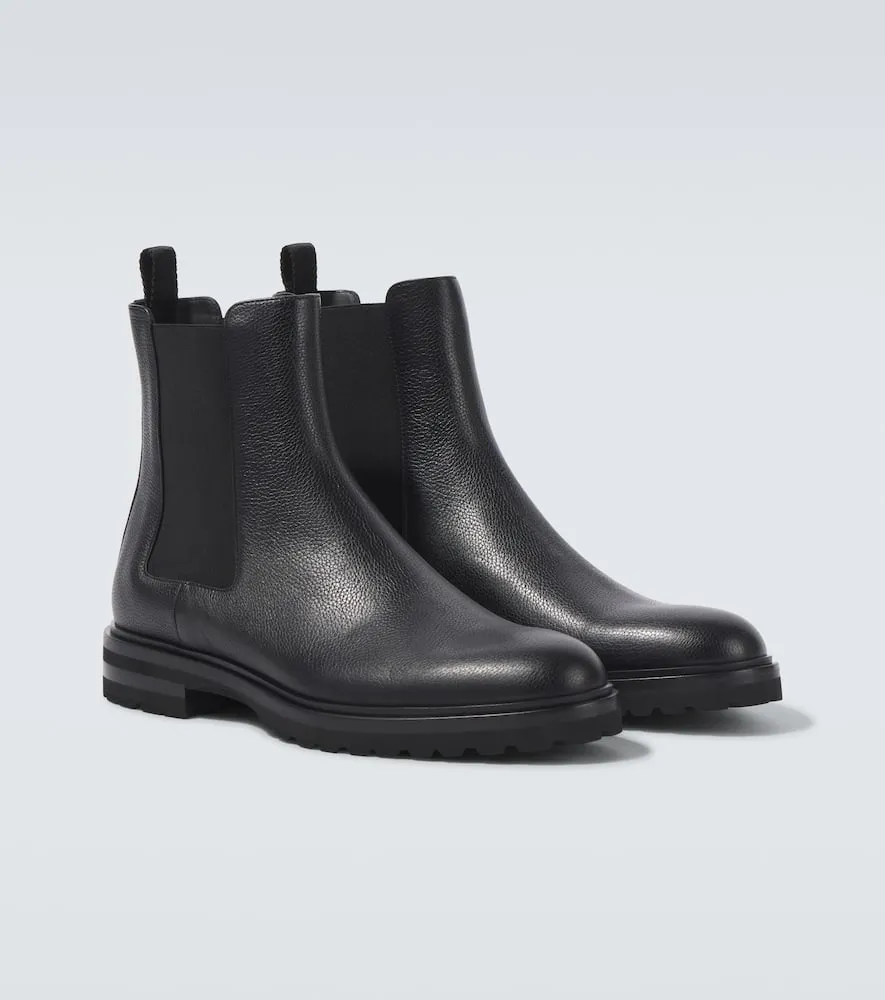 Dolce&Gabbana Altavilla leather Chelsea boots