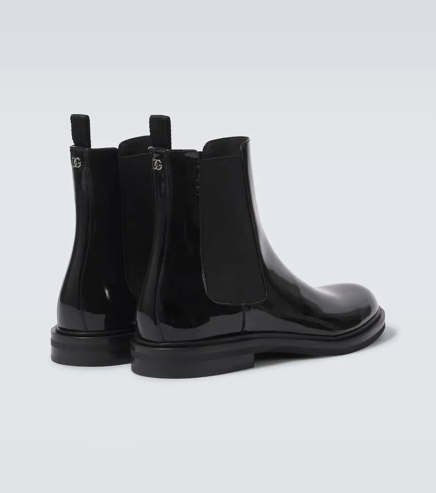 Dolce&Gabbana Patent leather ankle boots