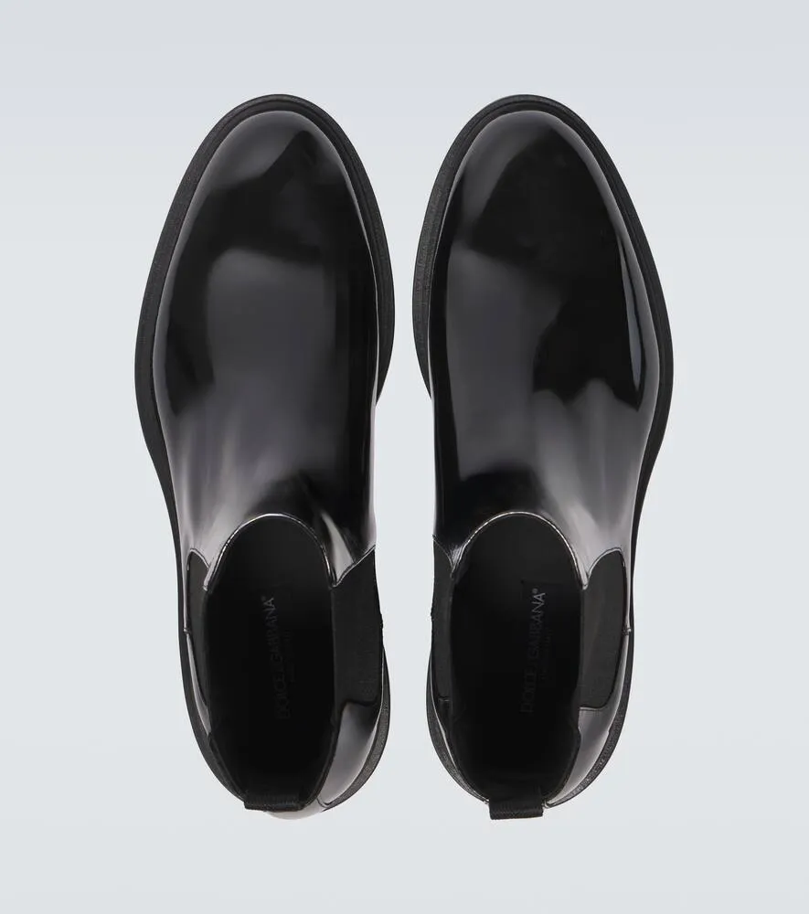 Dolce&Gabbana Patent leather ankle boots