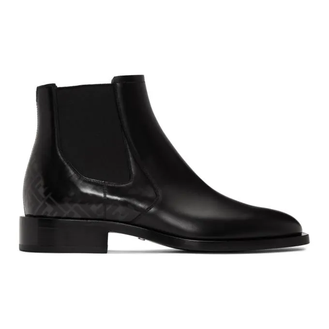 Fendi Black Forever Fendi Chelsea Boots