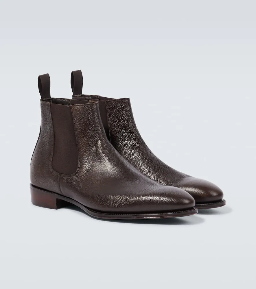 George Cleverley Jason leather Chelsea boots