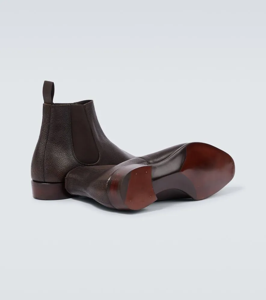 George Cleverley Jason leather Chelsea boots