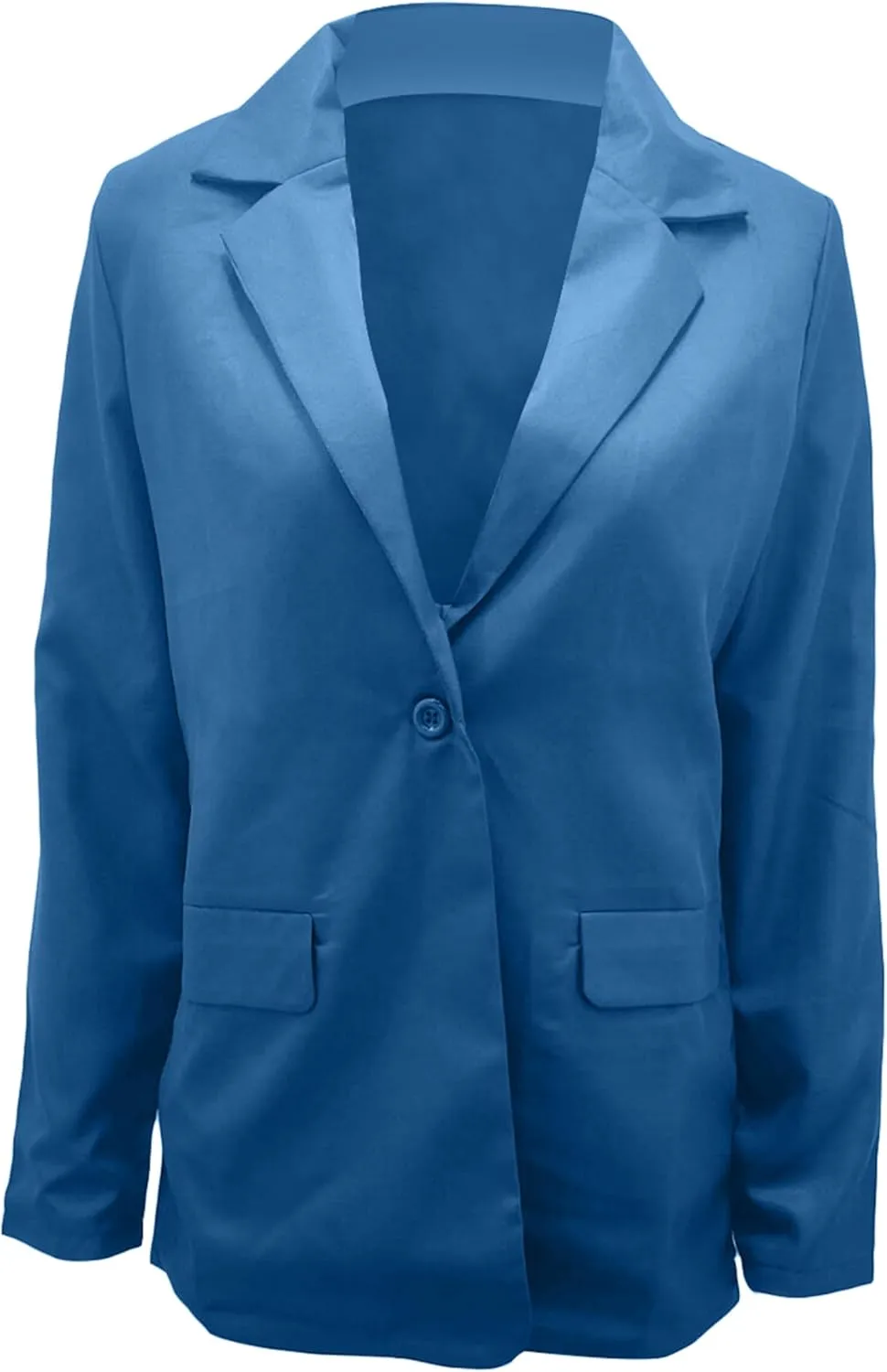 GORIFE Women Long Sleeve Lapel Jacket Light Weight Elegant Jacket Suit with Pocket Work Suits