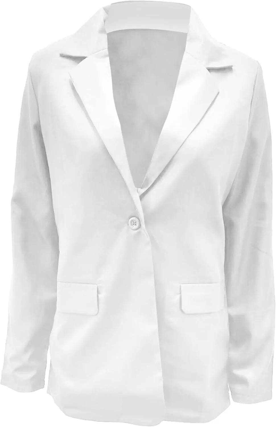 GORIFE Women Long Sleeve Lapel Jacket Light Weight Elegant Jacket Suit with Pocket Work Suits