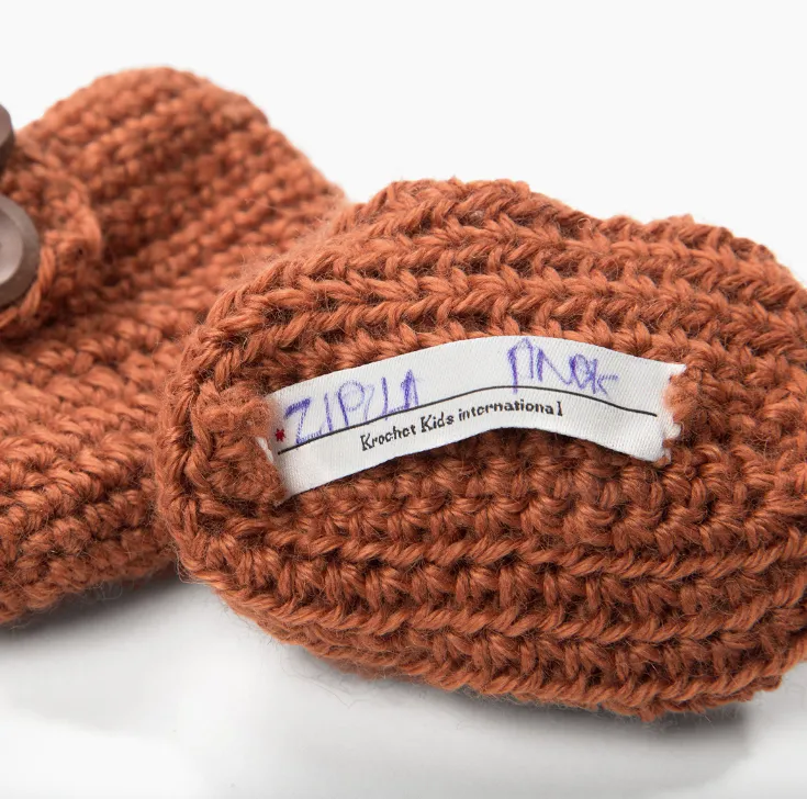Hand Made Baby Moccasins, Fairtrade