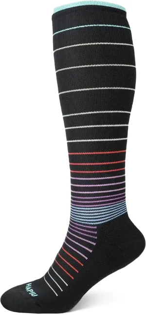 HAPIU Merino Wool Soft Compression Socks for Women & Men, 15-20 mmHg, Plus Size Knee High Stocking for Nurses, Pregnancy, Travel, Flight, Medias de Compresin Mujer