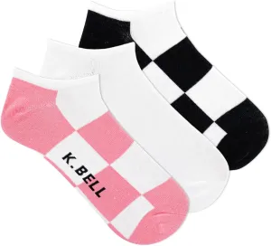 K. Bell Women's Fun Conversation Starter Low Cut Socks-3 Pairs-Cool & Cute Novelty Gifts