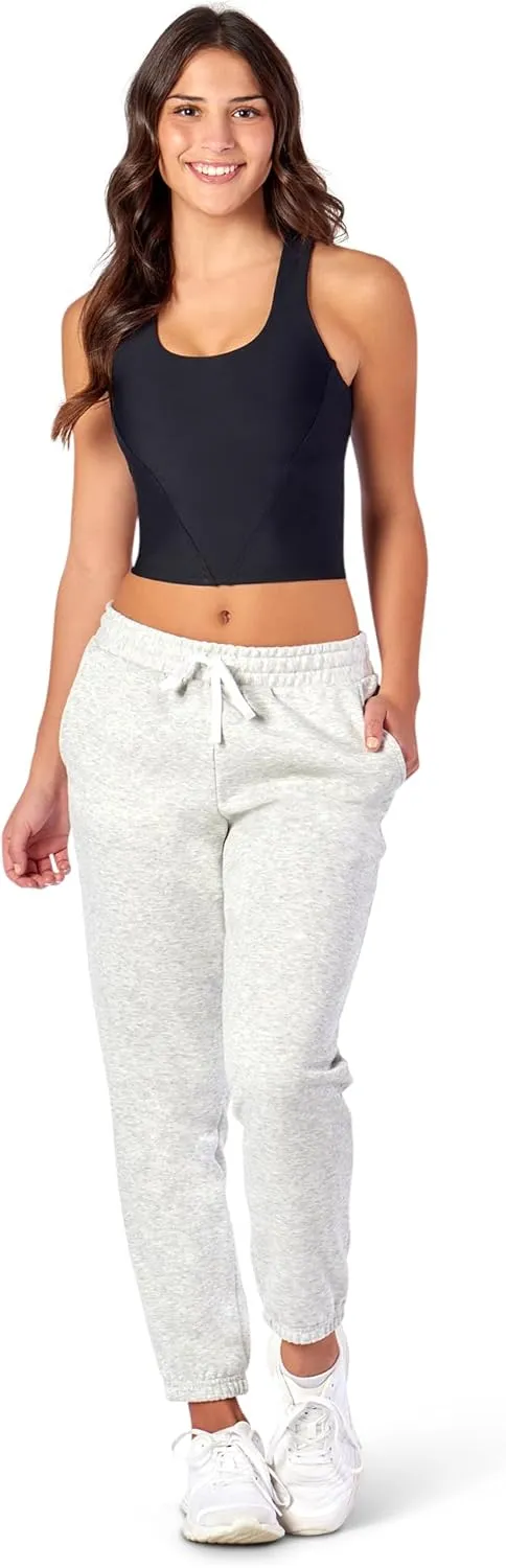 KADI Women's Fleece Lined Joggers Lightweight Casual Lounge Pants Athletic Sweatpants
