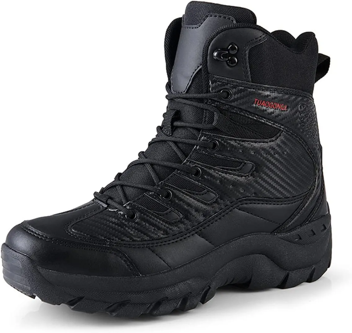 Kervaky Men's Tactical Boots Military Boots Lightweight Outdoor Boots Hiking Boots