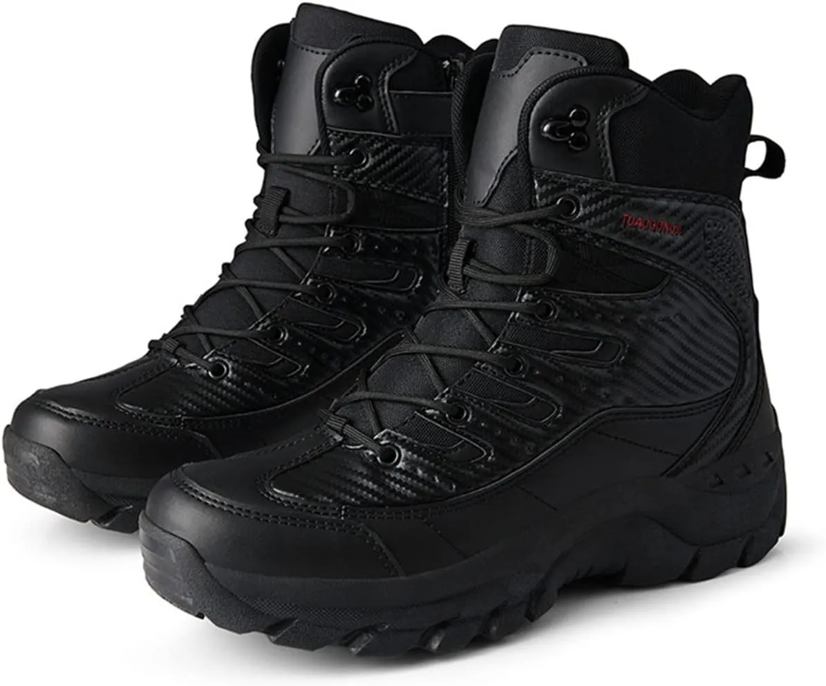 Kervaky Men's Tactical Boots Military Boots Lightweight Outdoor Boots Hiking Boots