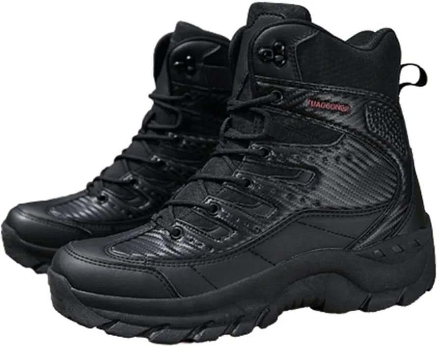 Kervaky Men's Tactical Boots Military Boots Lightweight Outdoor Boots Hiking Boots