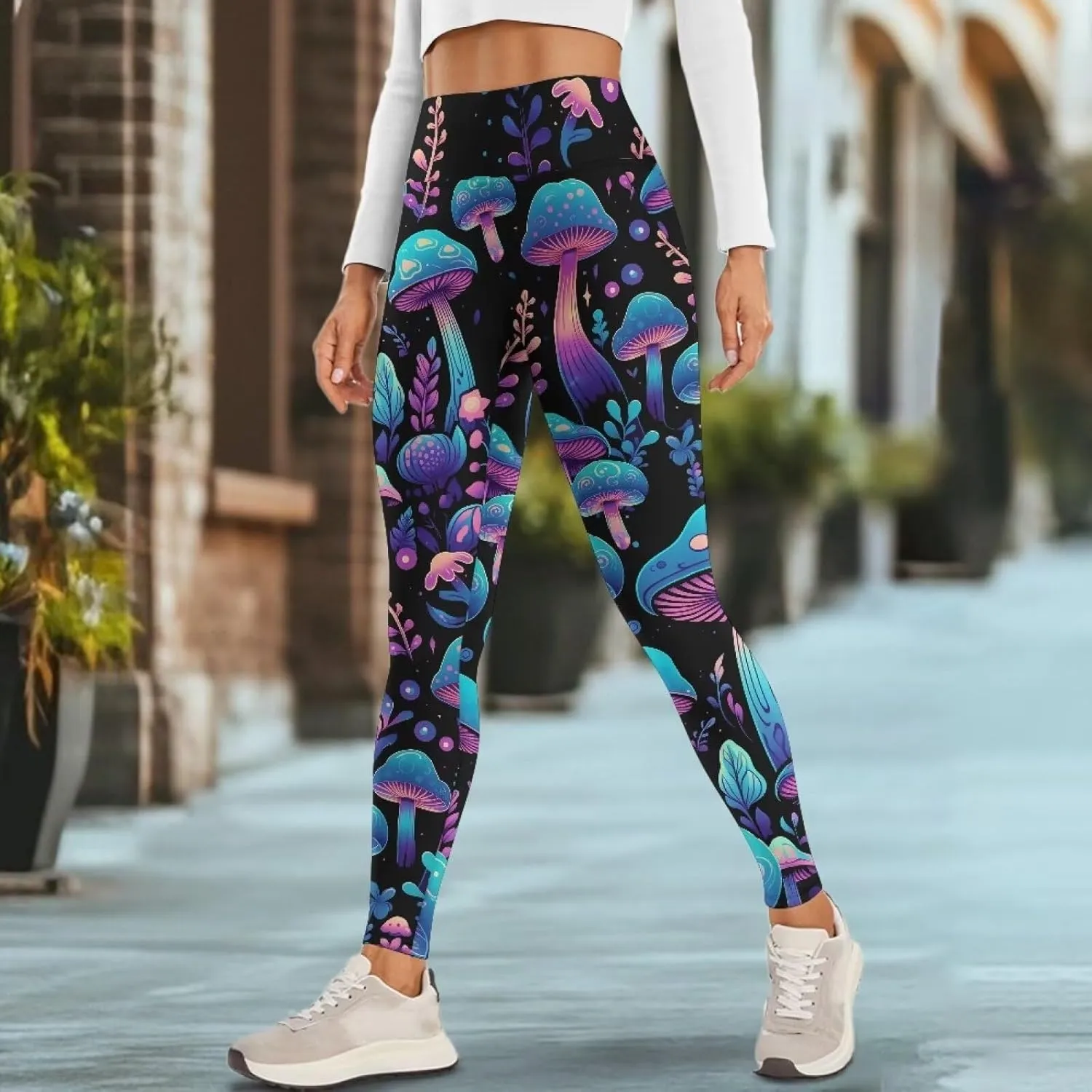 Leggings for Women Long Yoga Pants with Pockets Plus Size Yoga Leggings, XS-3XL