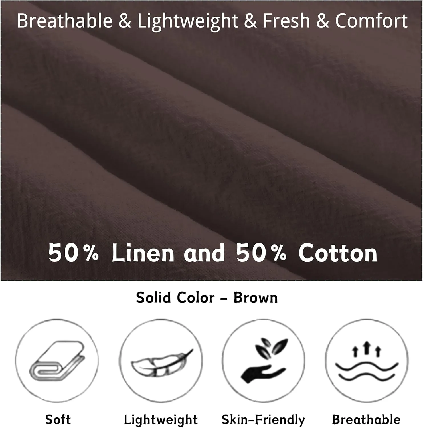 LNX Womens Linen Shorts High Waisted Wide Leg Drawstring Summer Beach Shorts with Pockets