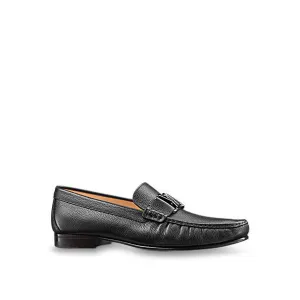 Louis Vuitton Men"s Black MONTAIGNE LOAFER Shoes