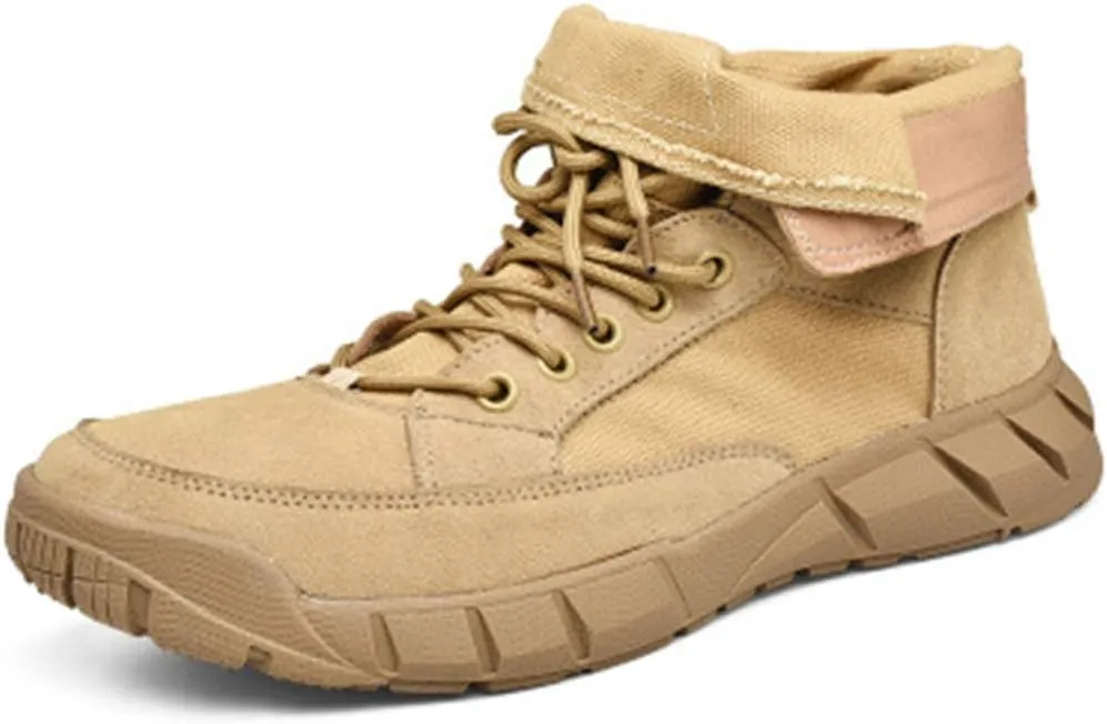 Men's Army Combat Military Patrol Hiking Boot Womens Lace Up Cadet Work Tactical Hiking Boots Unisex