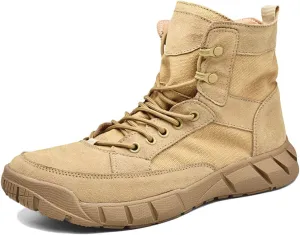Men's Army Combat Military Patrol Hiking Boot Womens Lace Up Cadet Work Tactical Hiking Boots Unisex