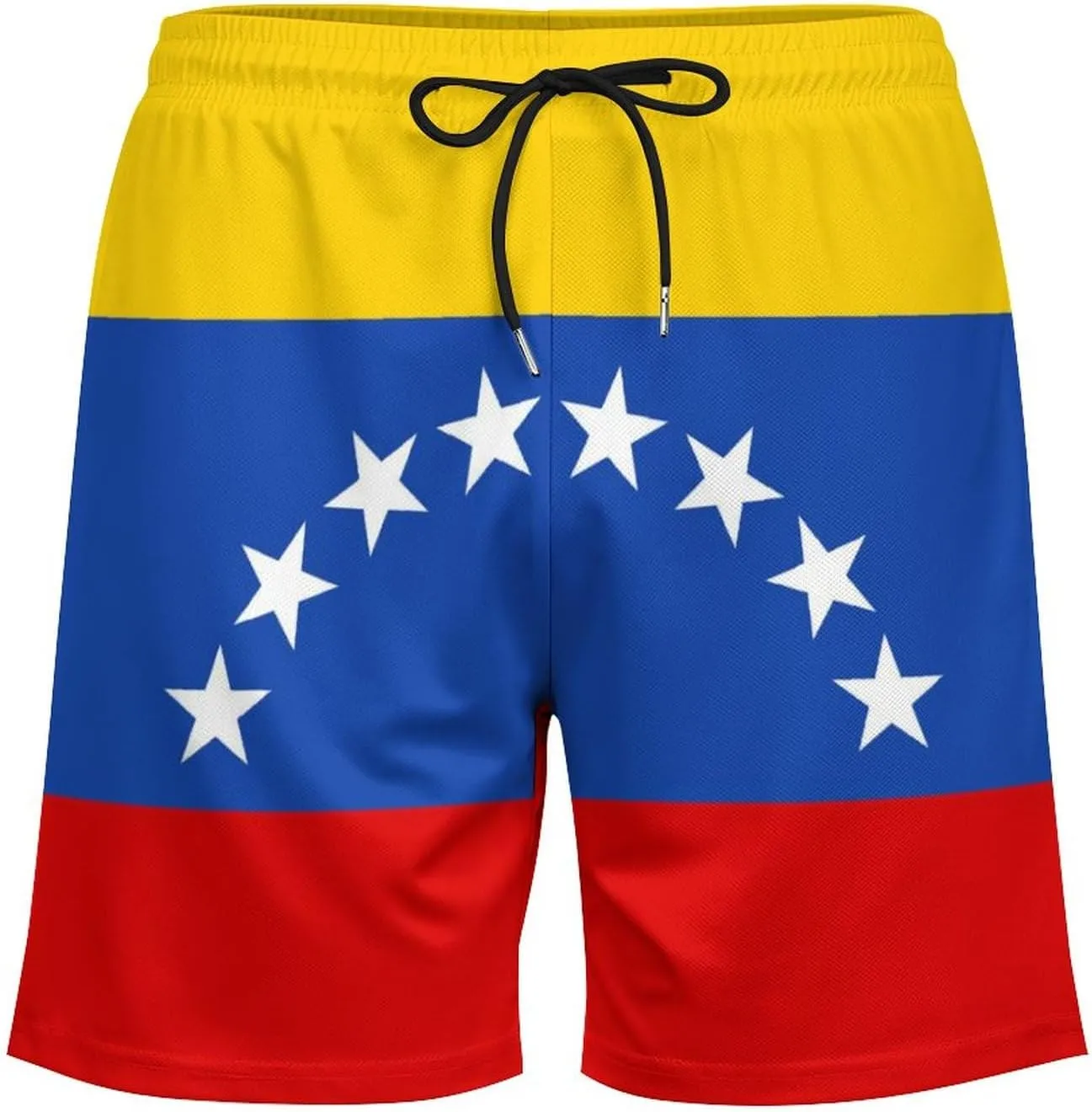 Men's Summer Flag Swim Trunks Quick Dry Surf Boardshorts Bathing Suit Shorts with Pockets