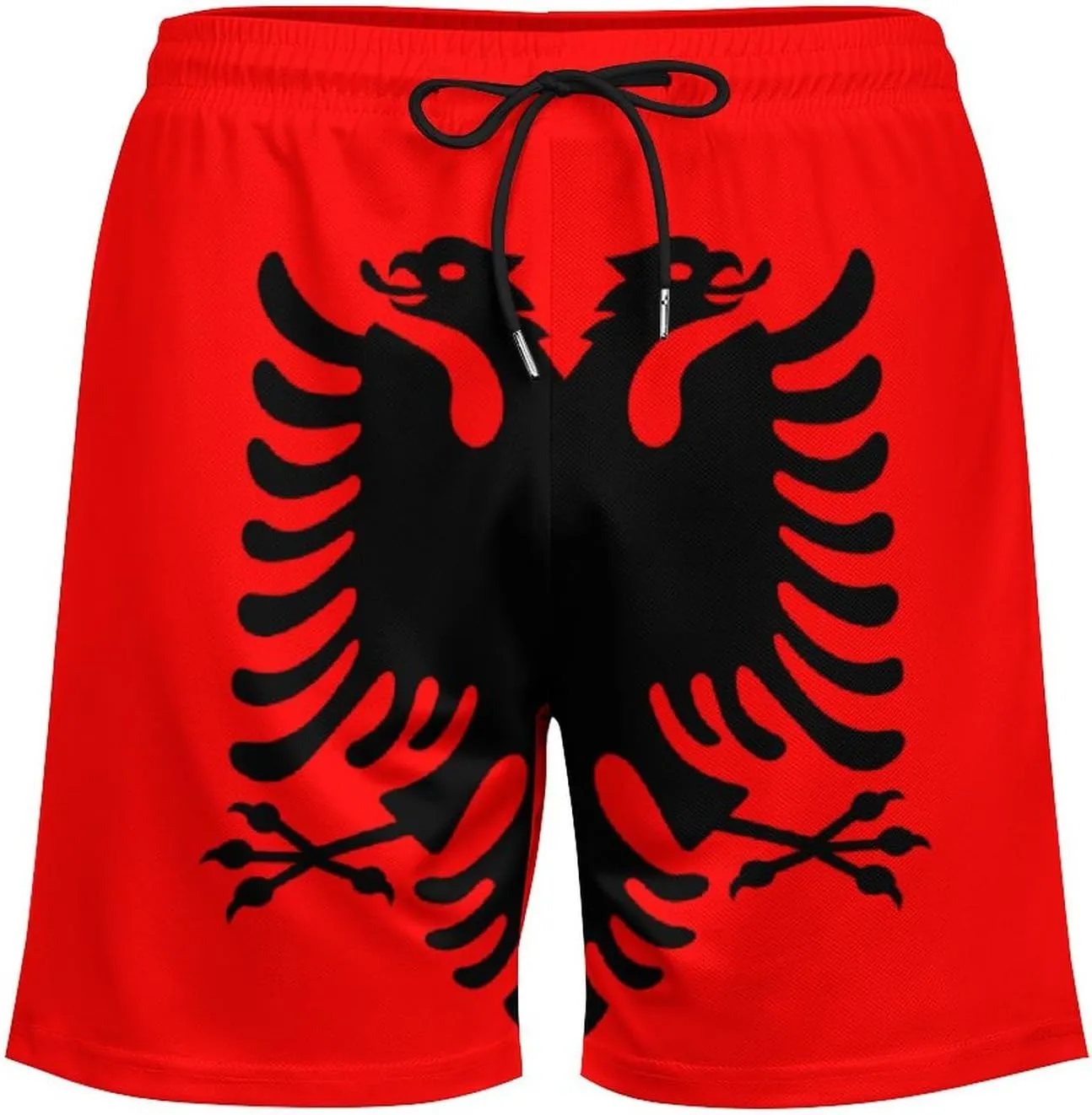 Men's Summer Flag Swim Trunks Quick Dry Surf Boardshorts Bathing Suit Shorts with Pockets