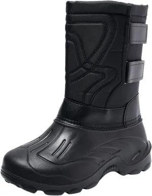 Men's Water Proof Insulated Snow Boots Cold Proof Mid Calf Boots Non Slip Winter Boots Versatile High Snow Boot