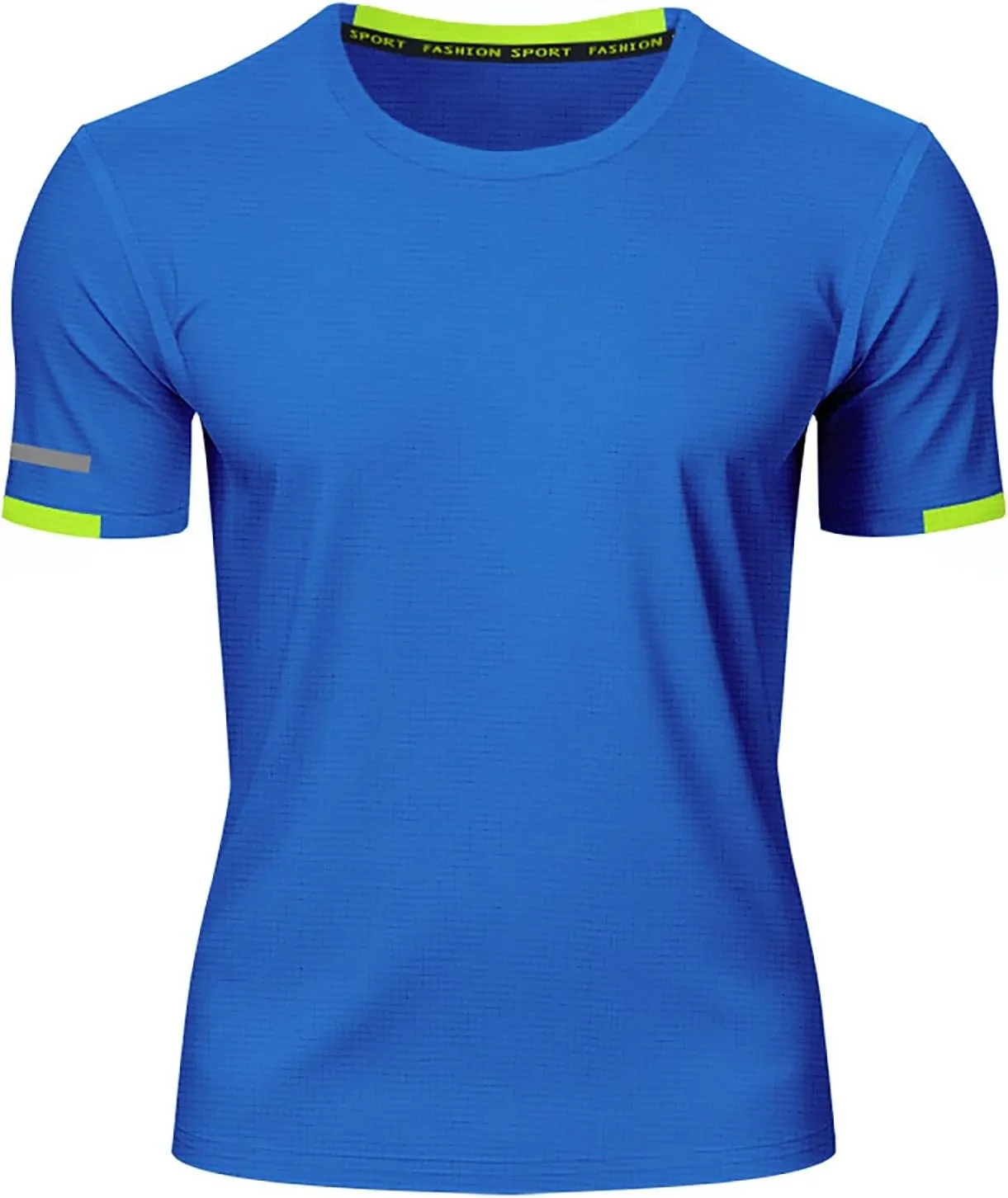 Mens Workout Shirts Quick Dry Running Athletic Moisture Wicking Tees Summer Casual Short Sleeve Crewneck Muscle Tops
