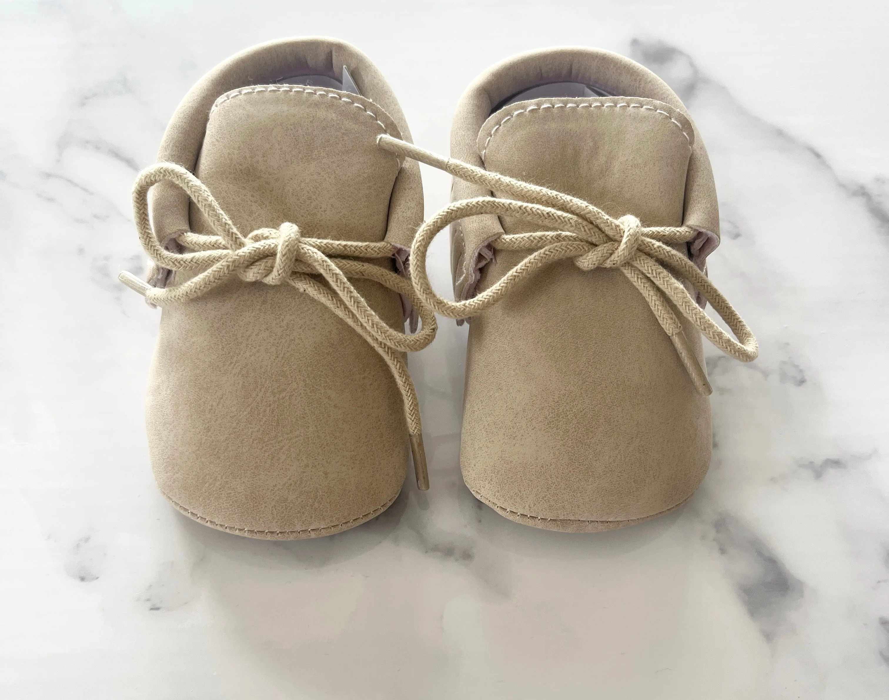 Nude Moccasins Baby Shoes