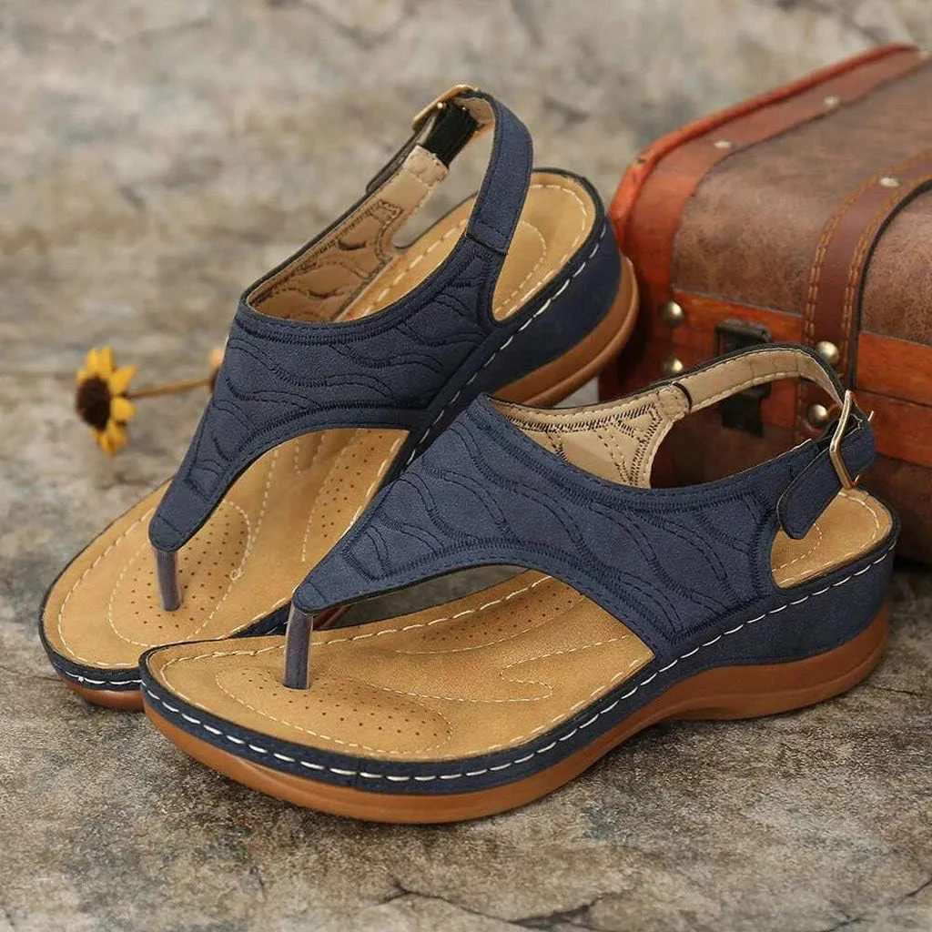 Orthopedic Sandals Women Wide Width Orthotic Flip Flops for Women Beach Women Walking Sandals Comfortable Orthotic Plantar Fasciitis Slippers Women High Arch Heel Support Indoor Womens Travel Sandals
