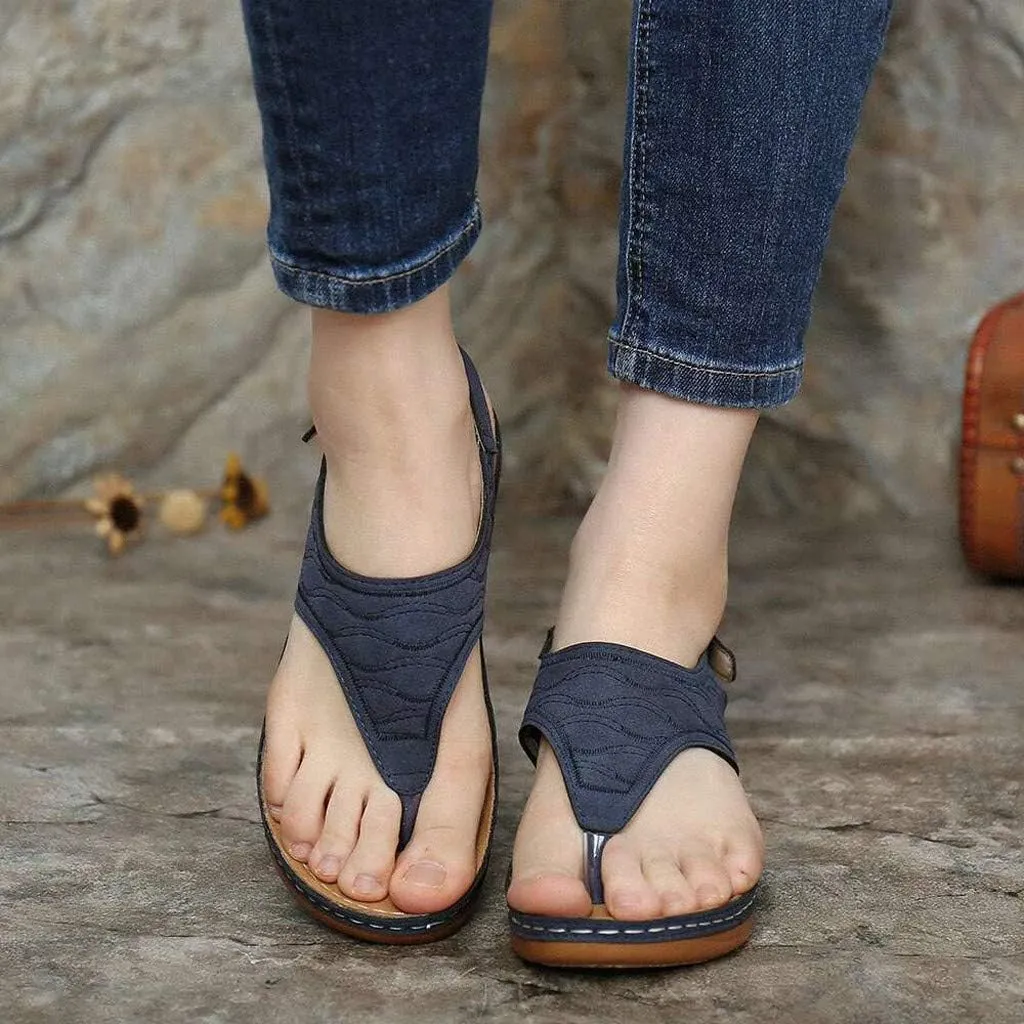 Orthopedic Sandals Women Wide Width Orthotic Flip Flops for Women Beach Women Walking Sandals Comfortable Orthotic Plantar Fasciitis Slippers Women High Arch Heel Support Indoor Womens Travel Sandals