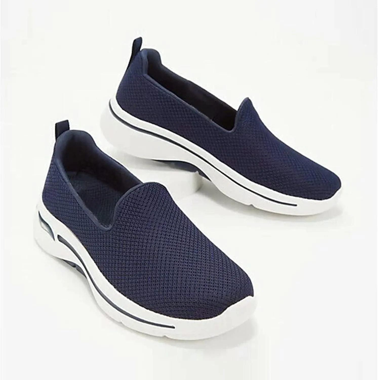 Orthopedic Shoes for Women Slip On Wide Width Sneakers Breathable Walking Shoes Trainers Comfortable Casual Athletic Shoes
